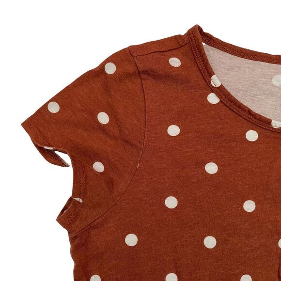 OSHKOSH Girls Polka Dots Cotton Top - Size 14 - LIKE NEW - Picture 3 of 4